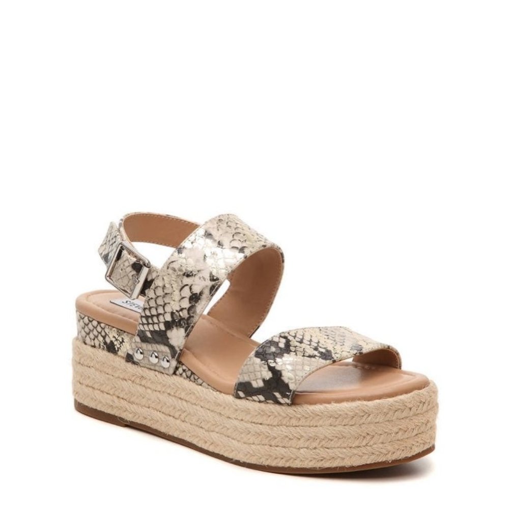 Steve Madden Snake Print Sandals Sz.6